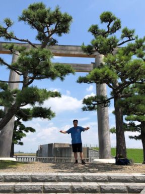 七里の渡し　到着